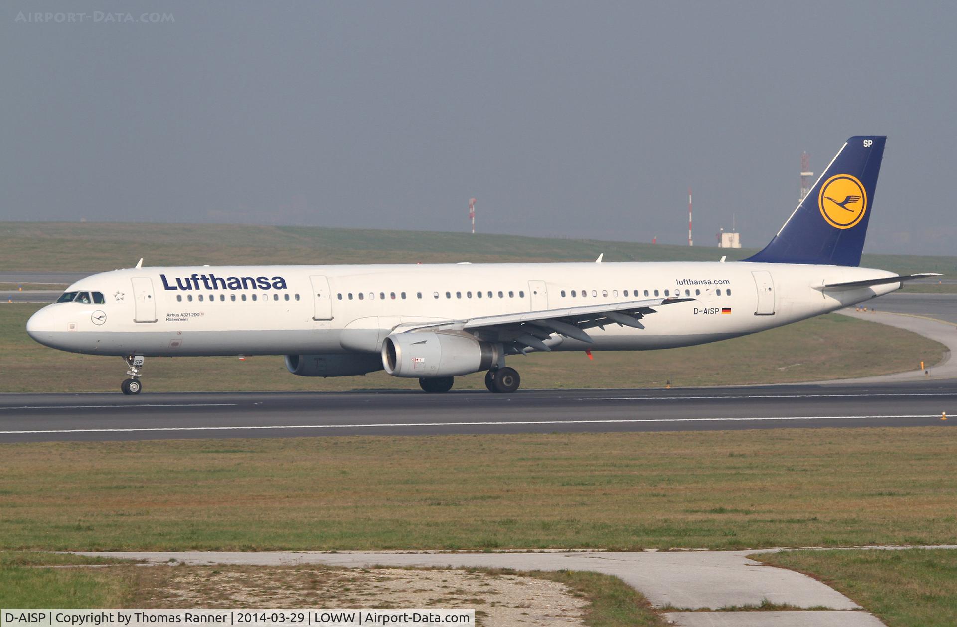 D-AISP, 2009 Airbus A321-231 C/N 3864, Lufthansa A321
