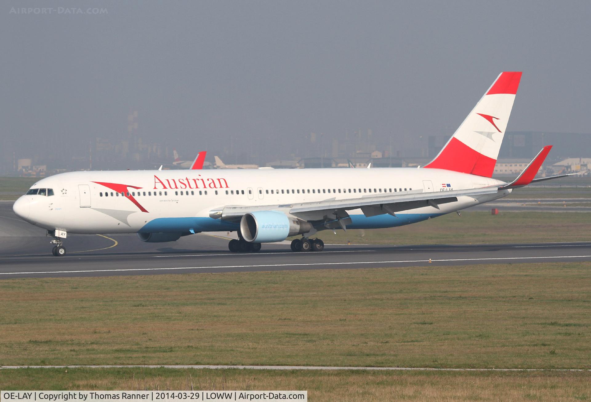 OE-LAY, 1998 Boeing 767-3Z9/ER C/N 29867, Austrian B767