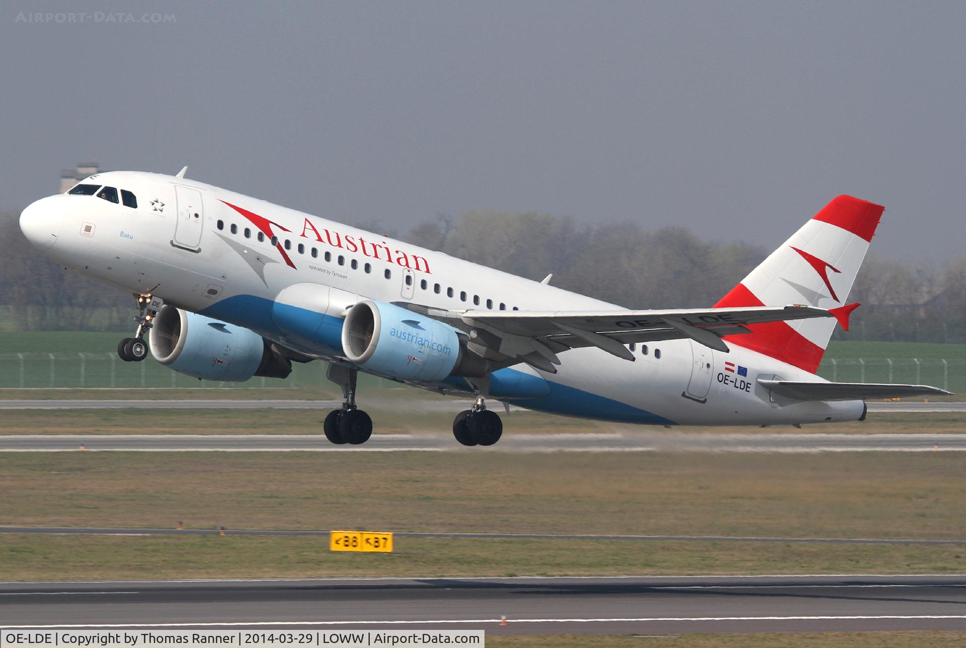 OE-LDE, 2005 Airbus A319-112 C/N 2494, Austrian A319