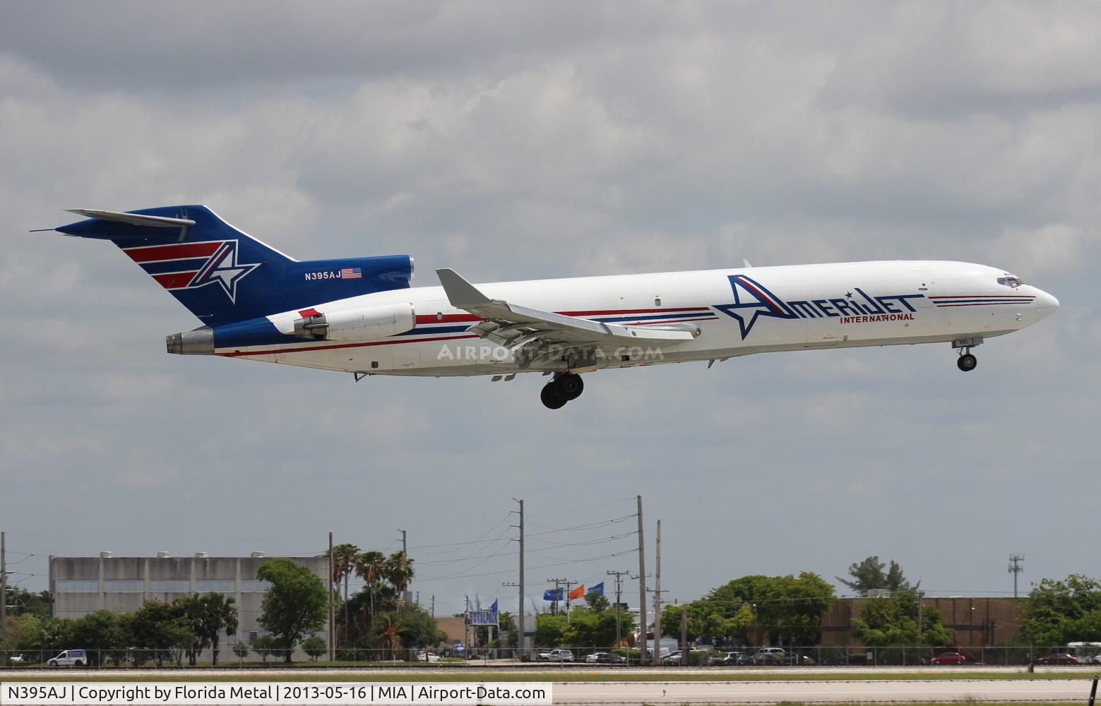 N395AJ, 1975 Boeing 727-233F C/N 21100, Amerijet 727-200