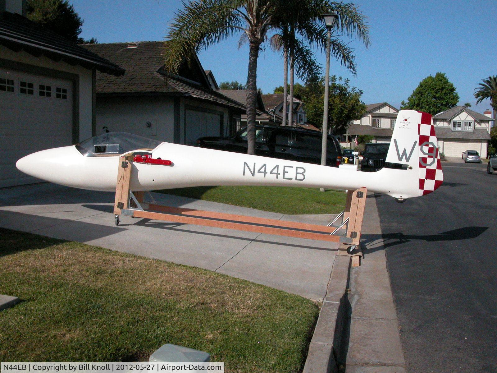 N44EB, 1973 Glasflugel STD LIBELLE 201B C/N 379, In my driveway