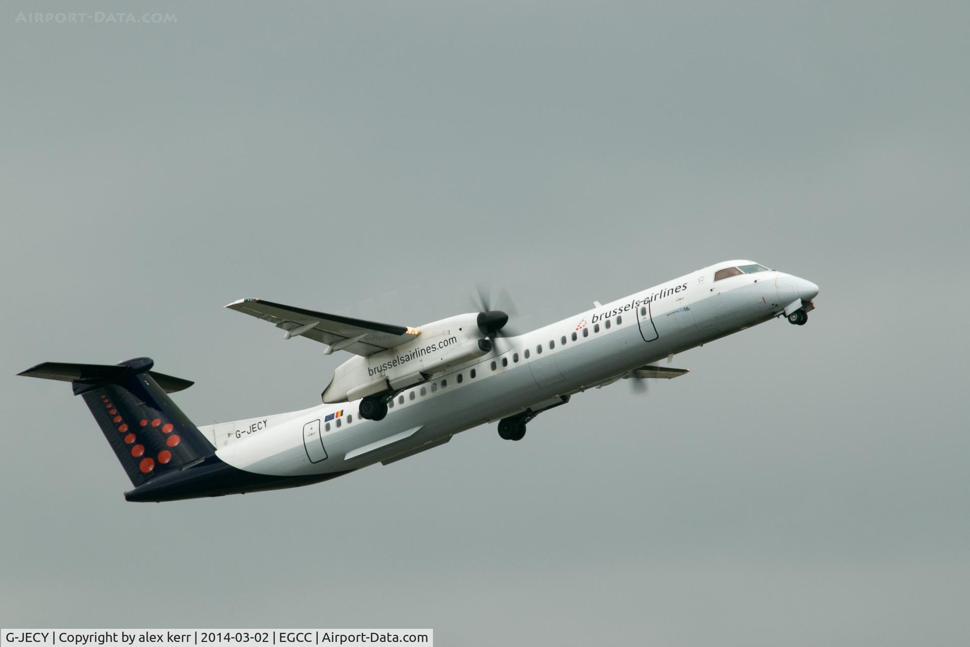 G-JECY, 2007 De Havilland Canada DHC-8-402Q Dash 8 C/N 4157, brussels airlines