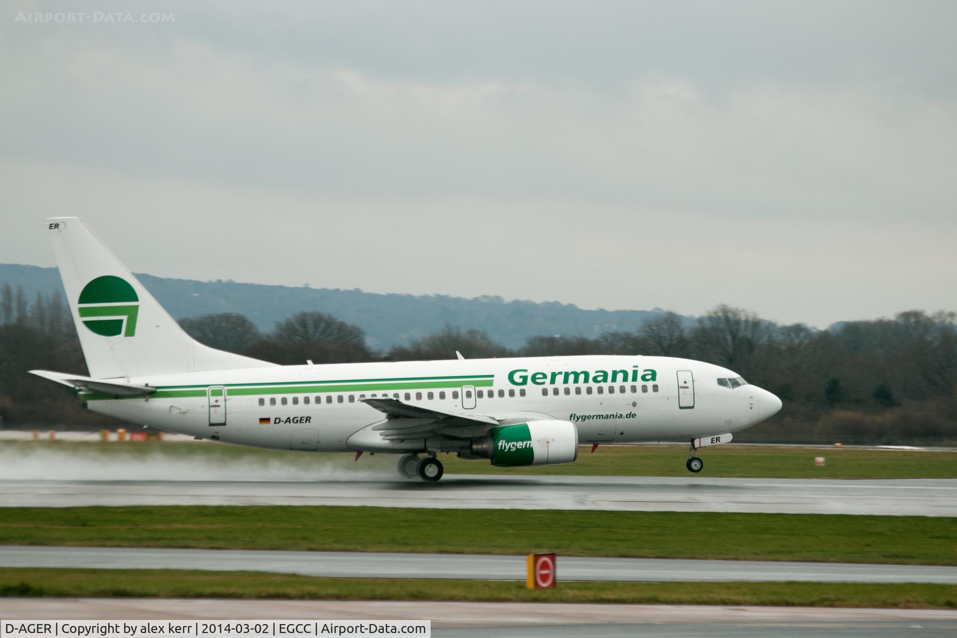 D-AGER, 1998 Boeing 737-75B C/N 28107, germania