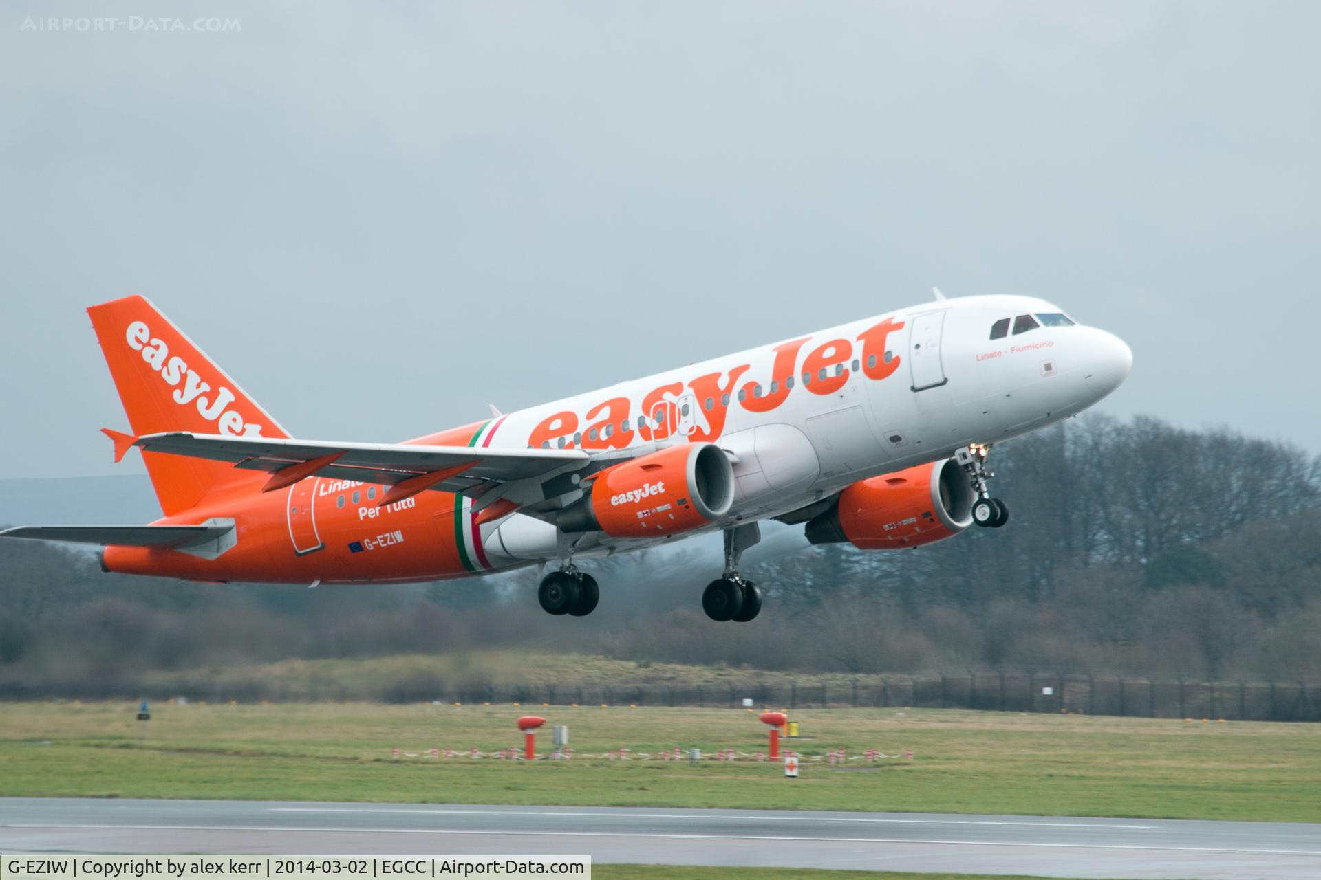 G-EZIW, 2005 Airbus A319-111 C/N 2578, easyjet italian colors