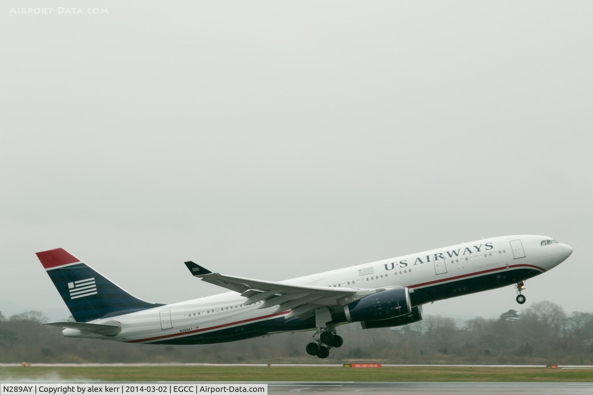 N289AY, 2013 Airbus A330-243 C/N 1455, us airways a330-243