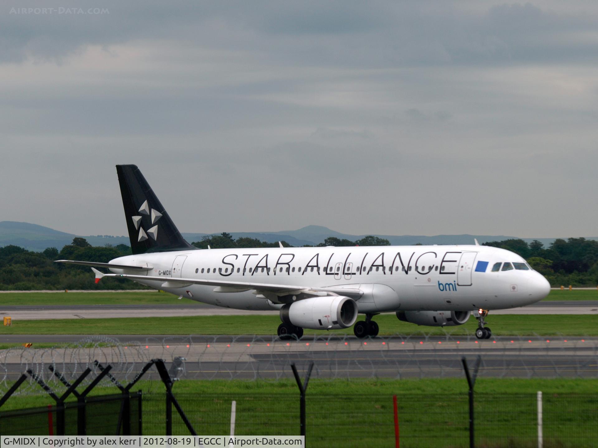 G-MIDX, 2000 Airbus A320-232 C/N 1177, bmi star alliance manchester