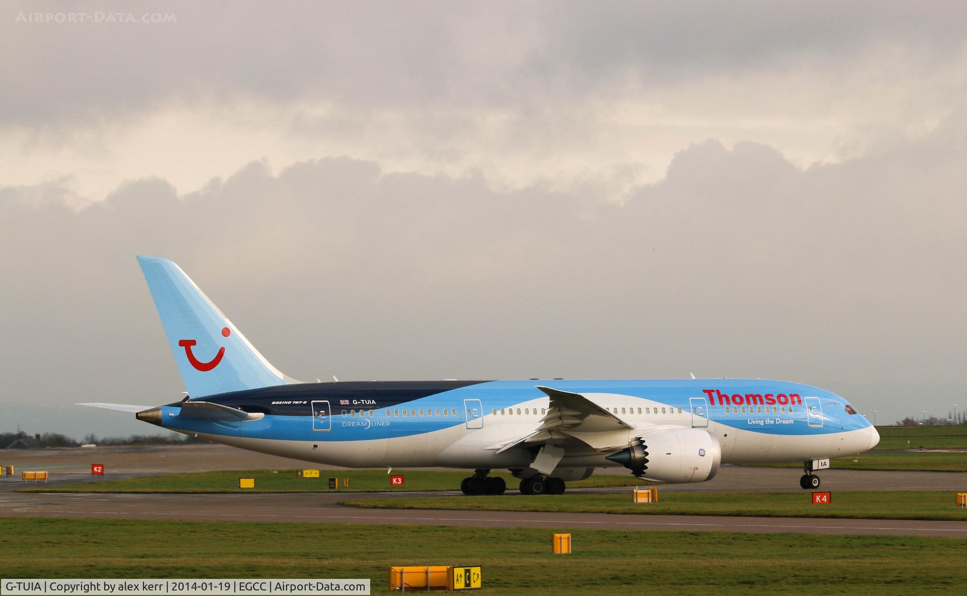 G-TUIA, 2013 Boeing 787-8 Dreamliner C/N 34422, living the dream at manchester 787 dreamliner thomson
