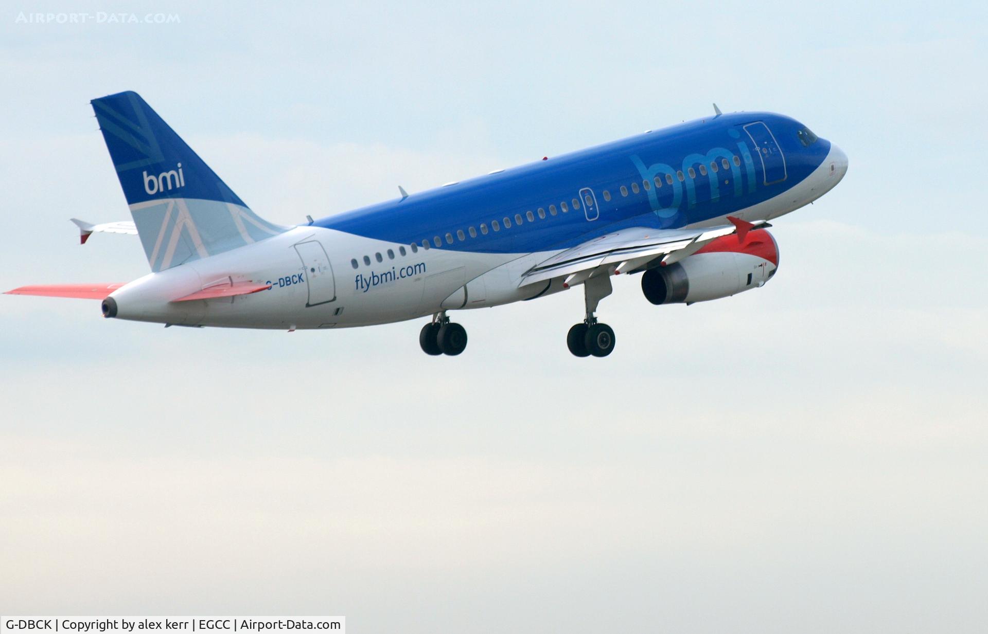 G-DBCK, 2007 Airbus A319-131 C/N 3049, fly bmi
