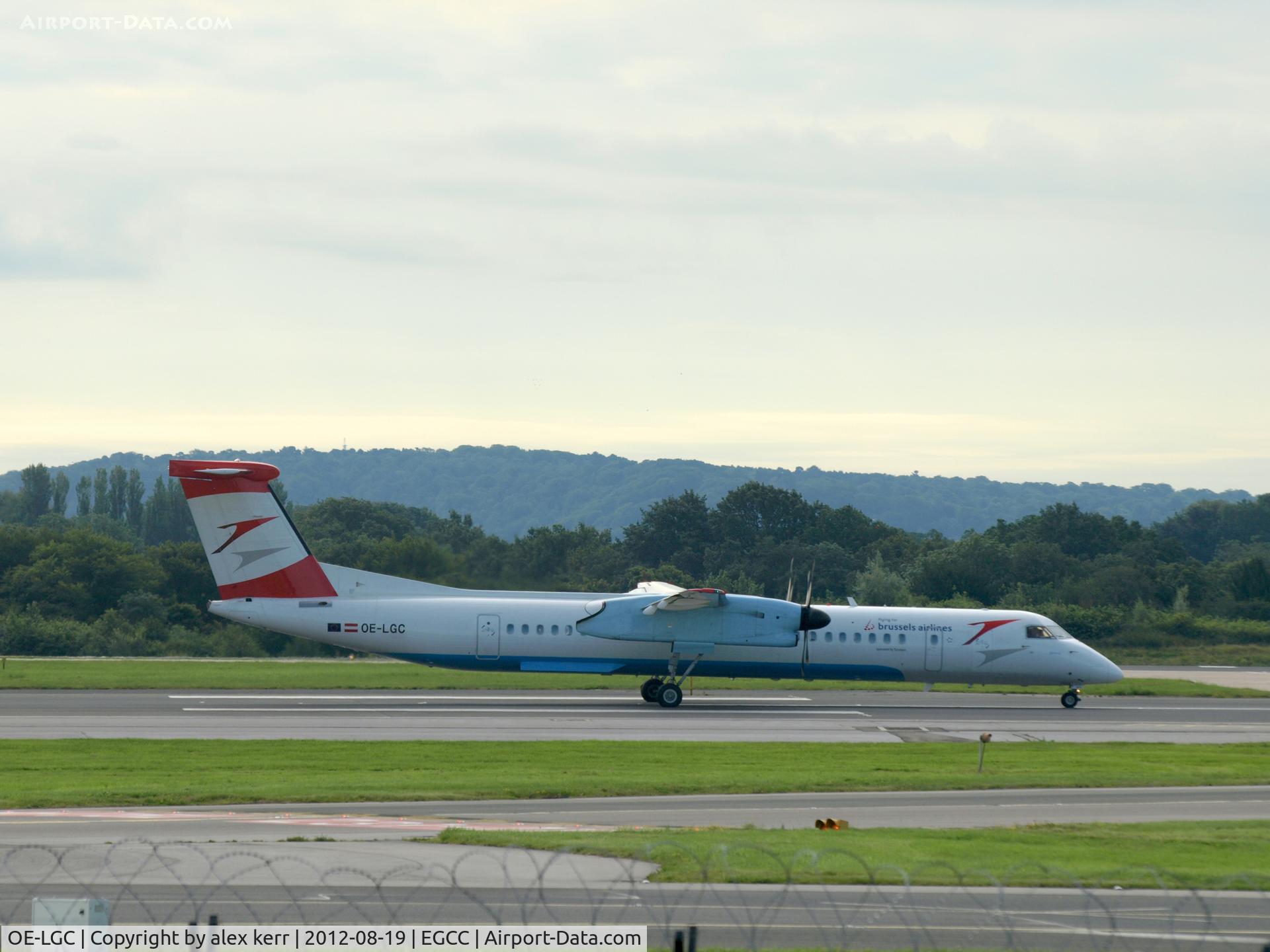 OE-LGC, 2000 De Havilland Canada DHC-8-402Q Dash 8 C/N 4026, brussels airlines  manchester