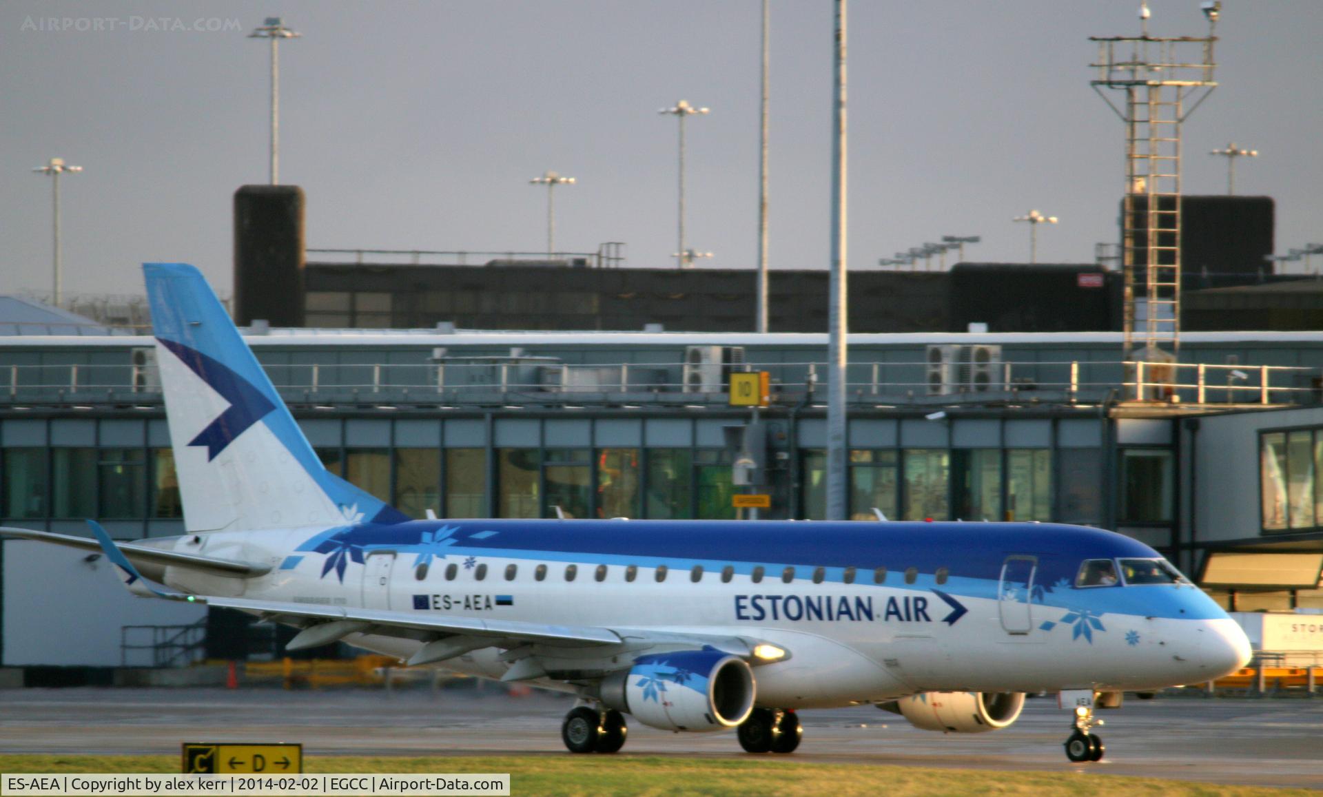 ES-AEA, 2005 Embraer 170LR (ERJ-170-100LR) C/N 17000093, taken at manchester airport early departure
