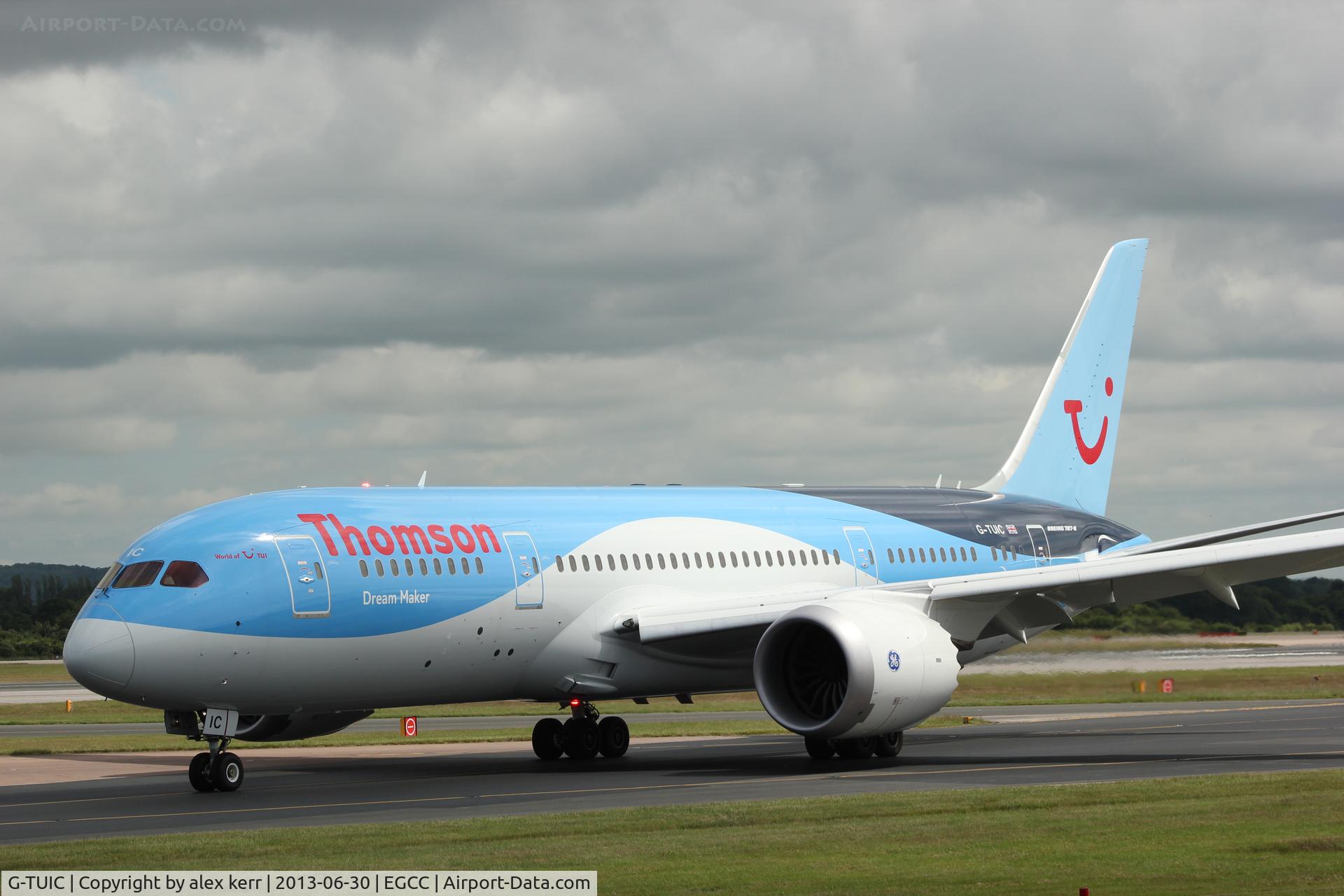 G-TUIC, 2013 Boeing 787-8 Dreamliner C/N 34424, dream maker at manchester 787 dreamliner thomson