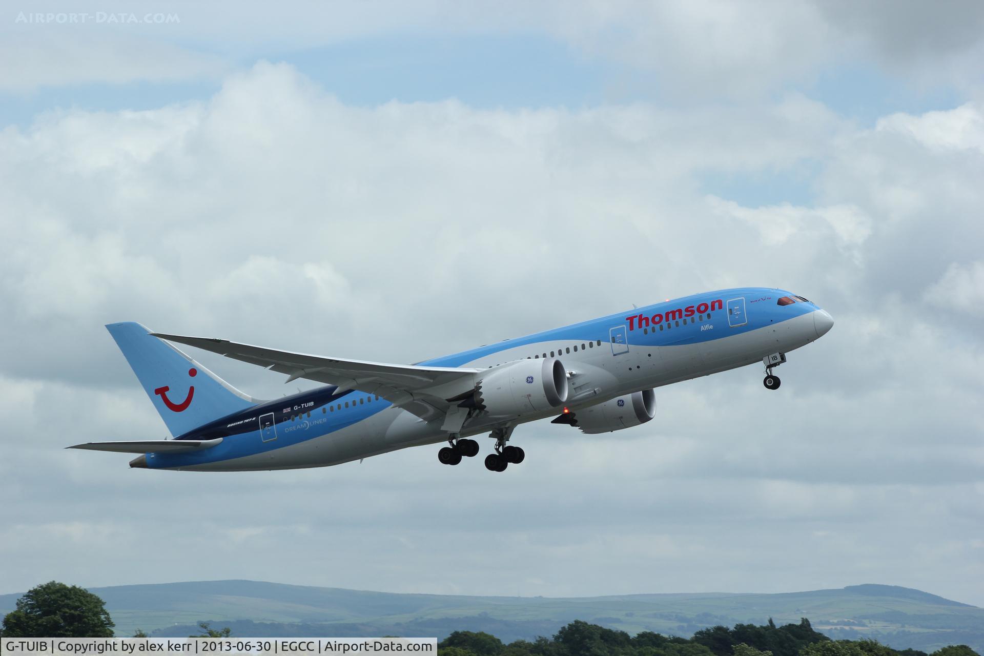 G-TUIB, 2013 Boeing 787-8 Dreamliner C/N 34423, alfie at manchester 787 dreamliner thomson