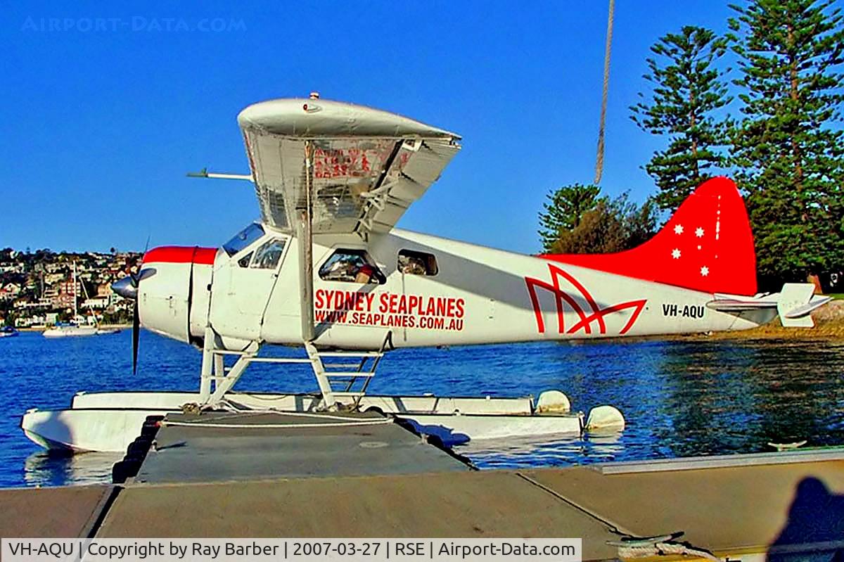 VH-AQU, 1964 De Havilland Canada DHC-2 Beaver Mk.I C/N 1544, De Havilland Canada DHC-2 Beaver Mk.1 [1534] (Sydney Seaplanes) Sydney-Rose Bay SPB~VH 27/03/2007