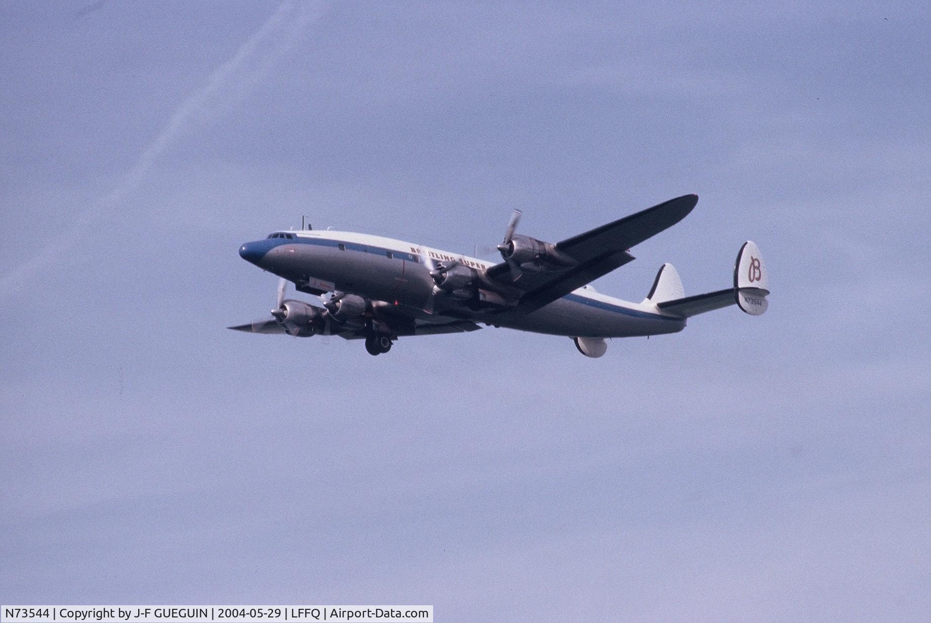 N73544, 1955 Lockheed C-121C Super Constellation (L-1049F) C/N 1049F-4175, Seen at La Ferté-Alais, 2004 airshow.