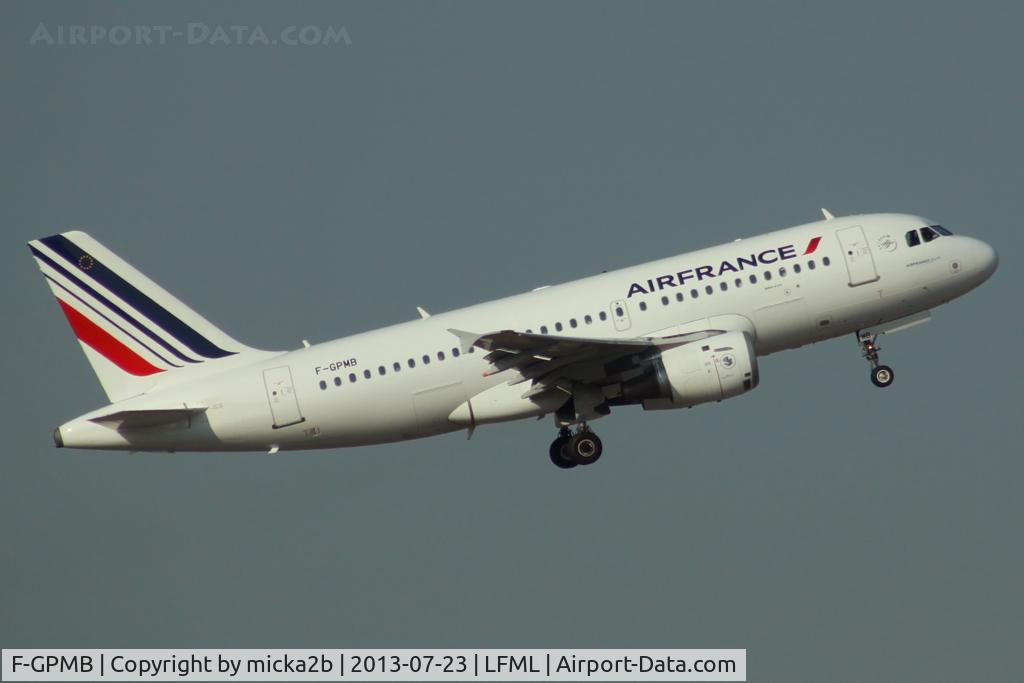 F-GPMB, 1996 Airbus A319-113 C/N 600, Take off