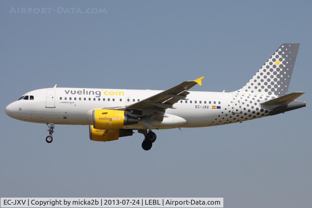 EC-JXV, 2006 Airbus A319-111 C/N 2897, Landing