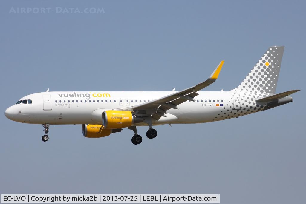 EC-LVO, 2013 Airbus A320-214 C/N 5533, Landing