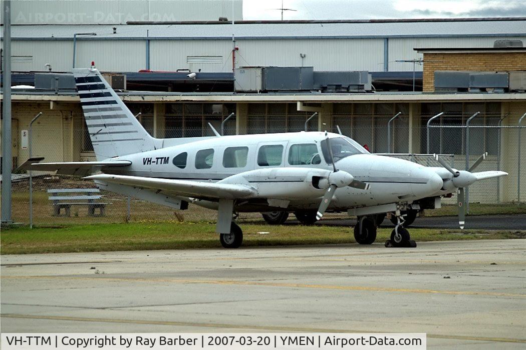 VH-TTM, 1968 Piper PA-31 C/N 31-301, Piper PA-31-310 Navajo [31-301] (Australasian Jet) Melbourne-Essendon~VH 20/03/2007