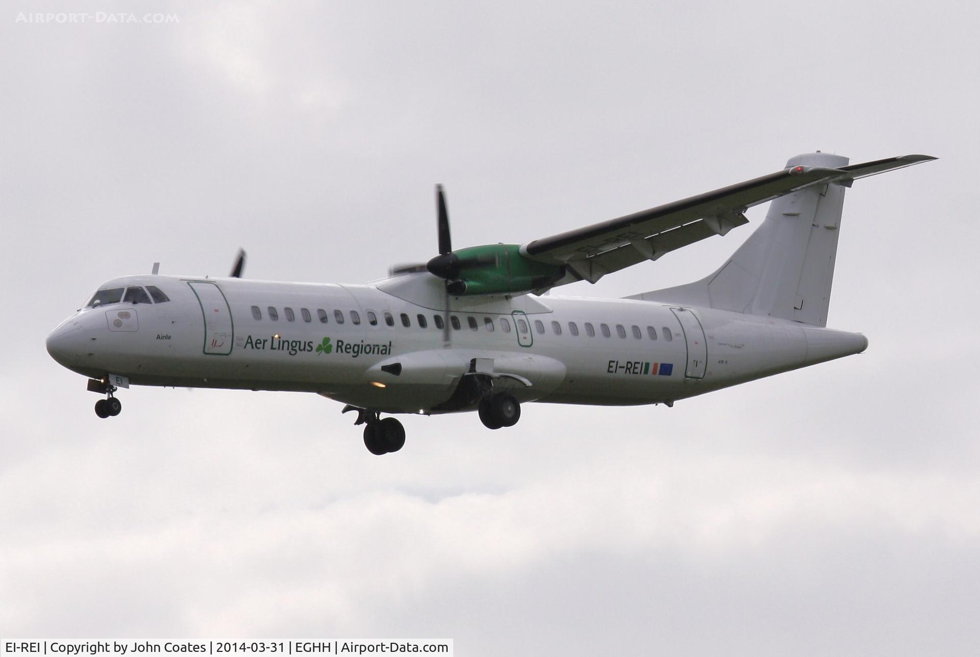 EI-REI, 1991 ATR 72-201 C/N 267, Approach to 08