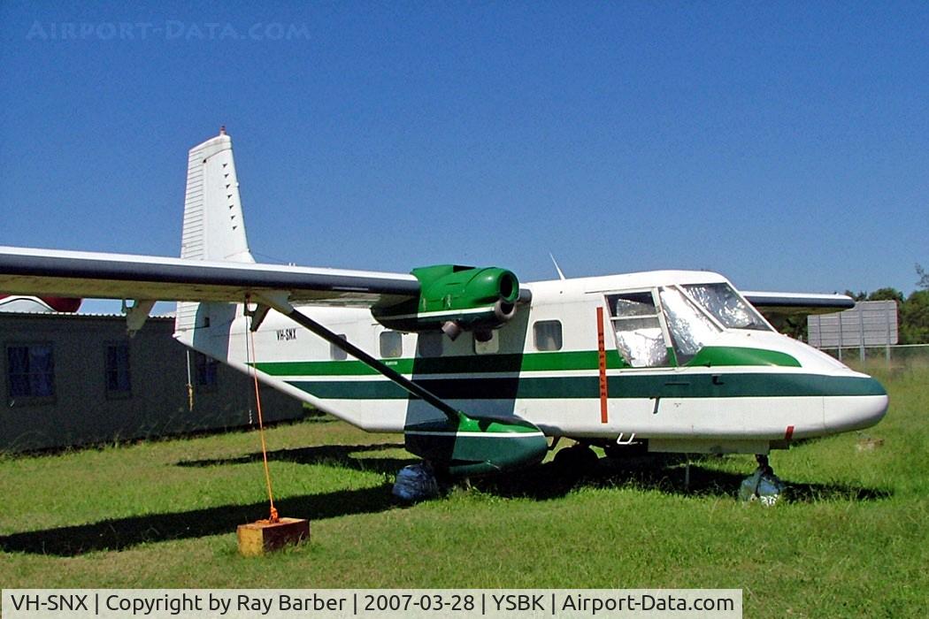 VH-SNX, GAF N22S Searchmaster B C/N N22B-103, GAF N.22C Nomad [103] Sydney-Bankstown~VH 28/03/2007