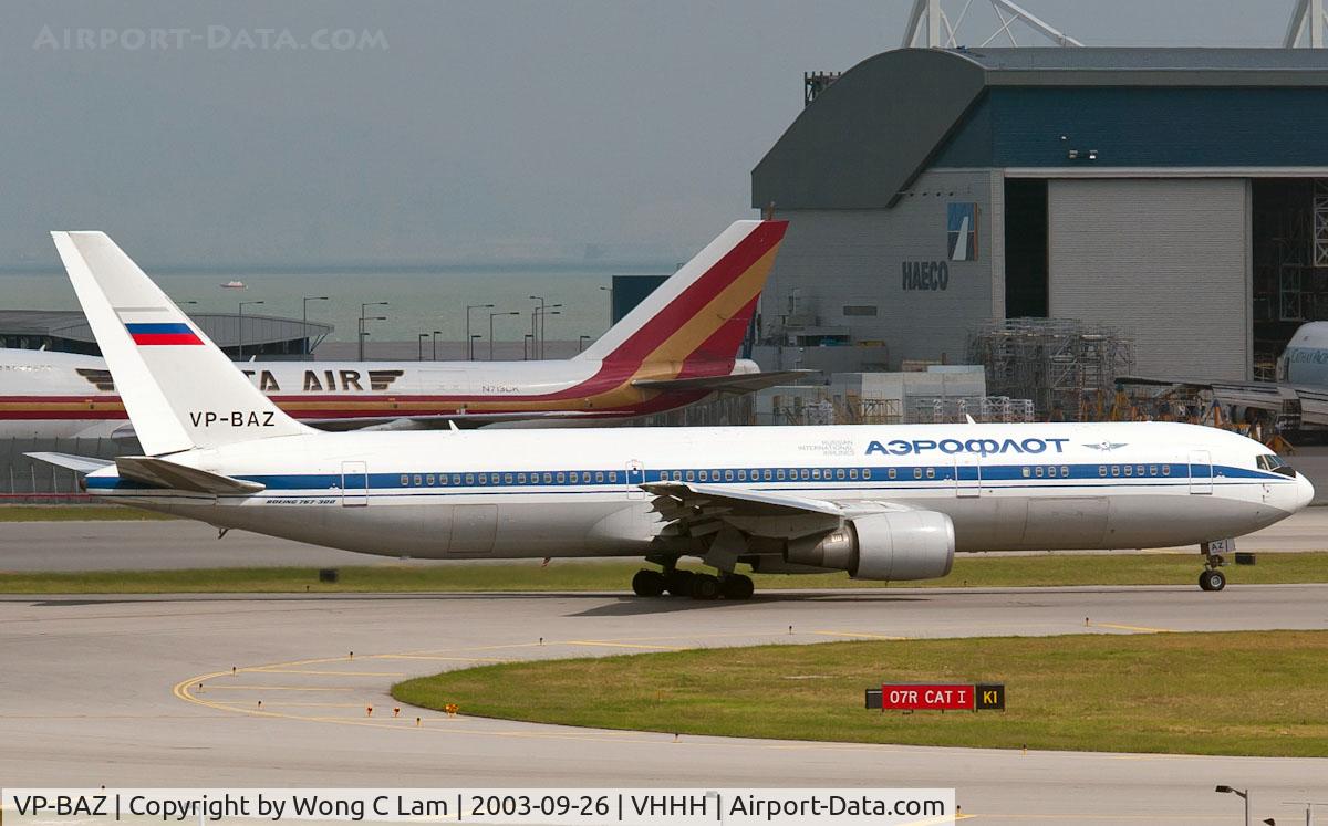 VP-BAZ, 1999 Boeing 767-36N/ER C/N 30111, Aeroflot