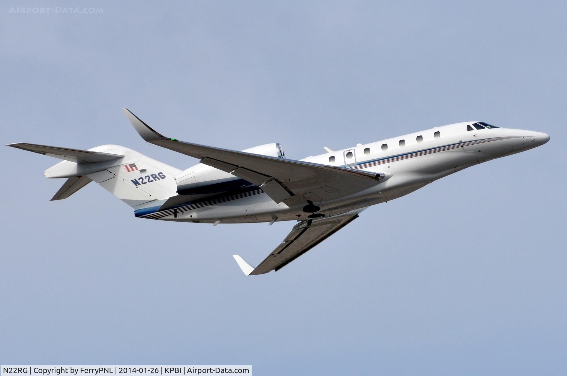 N22RG, 1997 Cessna 750 Citation X C/N 750-0031, Greenhill Aviaton Co. Ce750