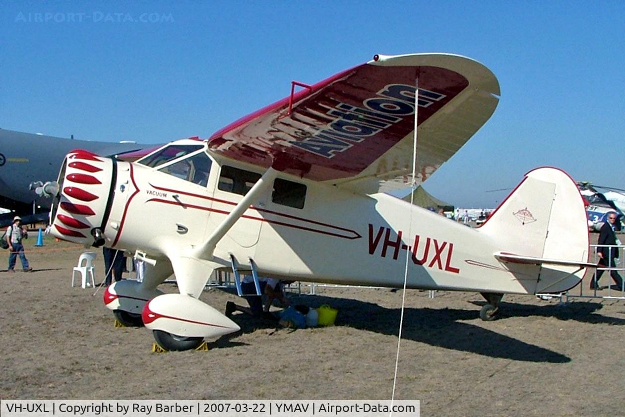 VH-UXL, 1936 Stinson SR-8C Reliant C/N 9766, VH-UXL   Stinson SR-8C Reliant [9766] Avalon~VH 22/03/2007