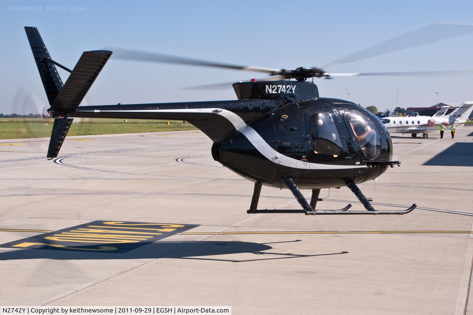 N2742Y, Hughes 369HS C/N 620389S, Sunny September !