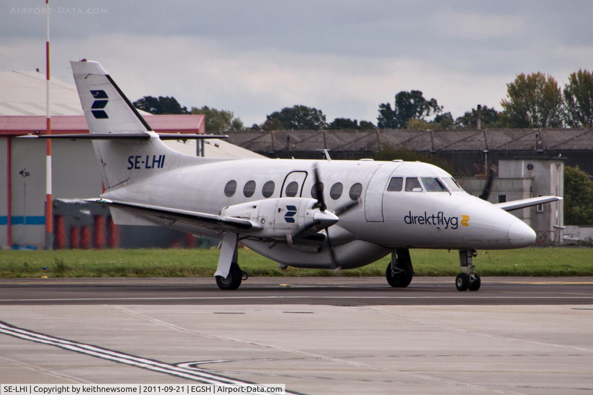 SE-LHI, 1988 British Aerospace BAe-3201 Jetstream Super 31 C/N 841, Nice evening visitor !