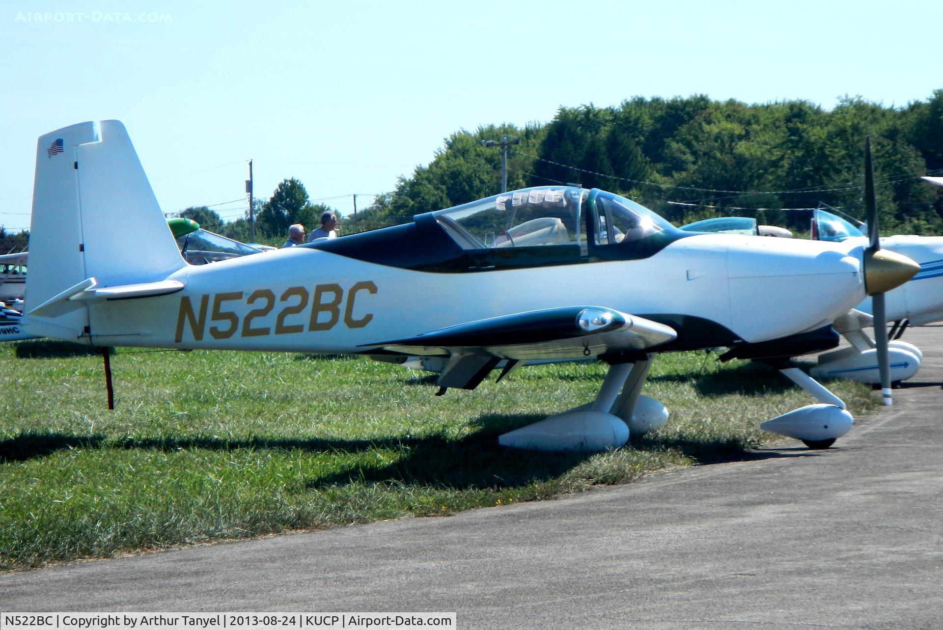 N522BC, Vans RV-7A C/N 71597, On display @ UCP Wheels and Wings Airshow