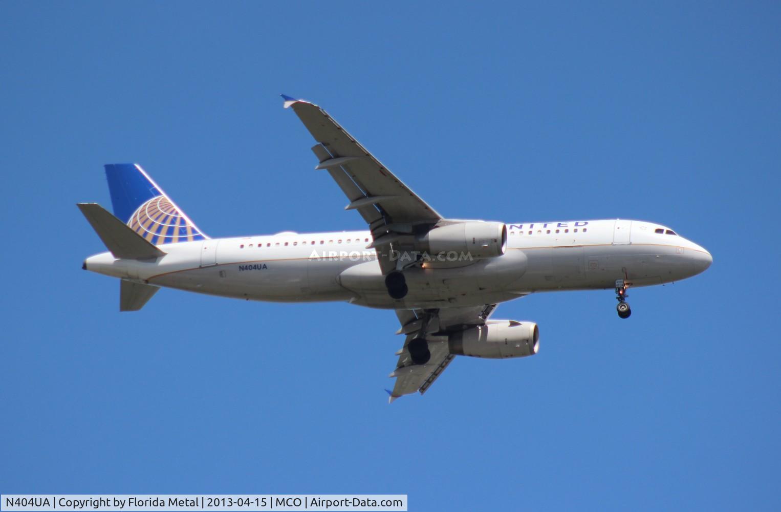 N404UA, 1993 Airbus A320-232 C/N 450, United A320