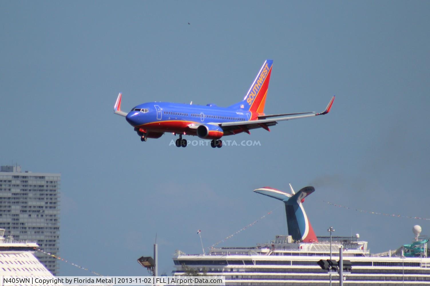 N405WN, 2001 Boeing 737-7H4 C/N 27893, Southwest 737-700