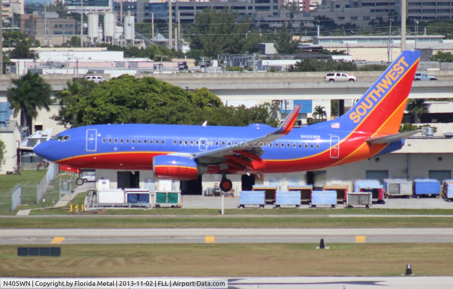 N405WN, 2001 Boeing 737-7H4 C/N 27893, Southwest 737-700