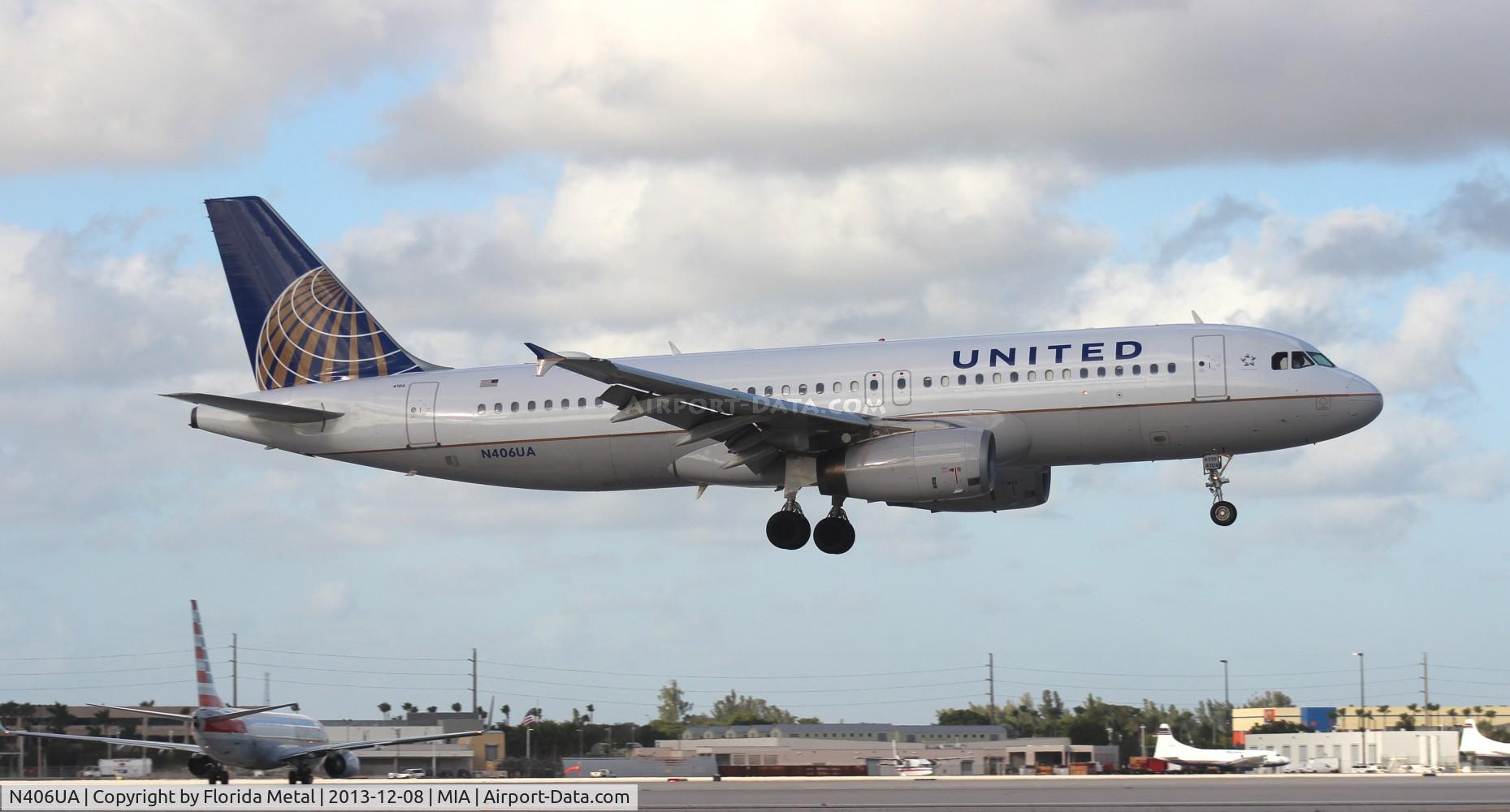 N406UA, 1994 Airbus A320-232 C/N 454, United A320