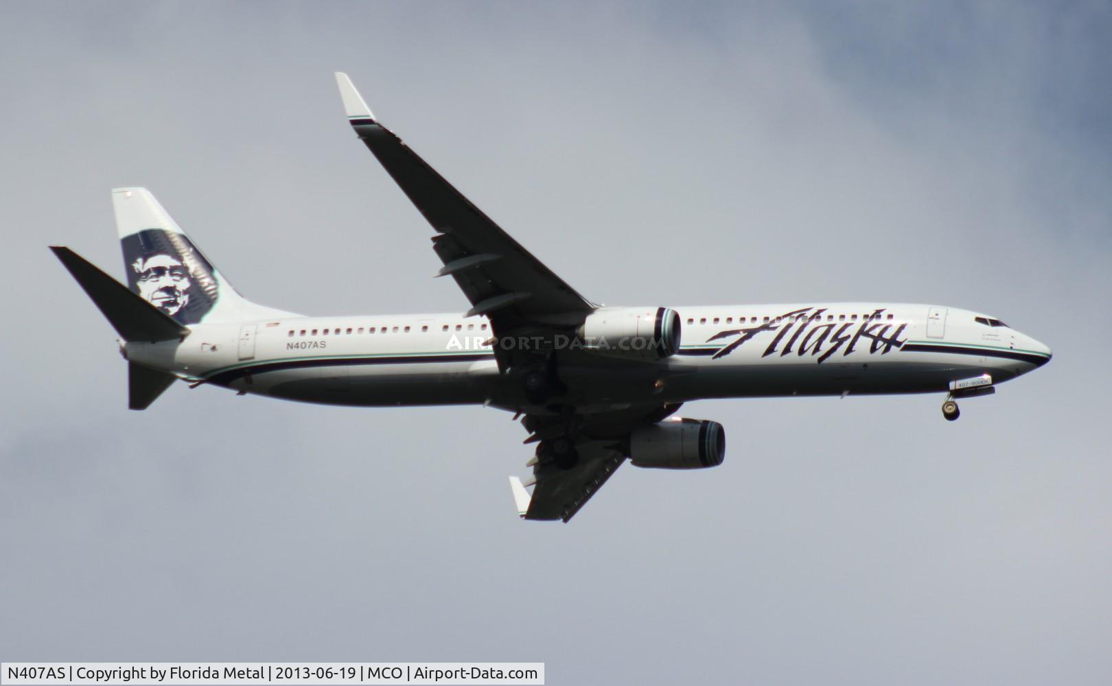 N407AS, 2012 Boeing 737-990/ER C/N 41731, Alaska 737-900