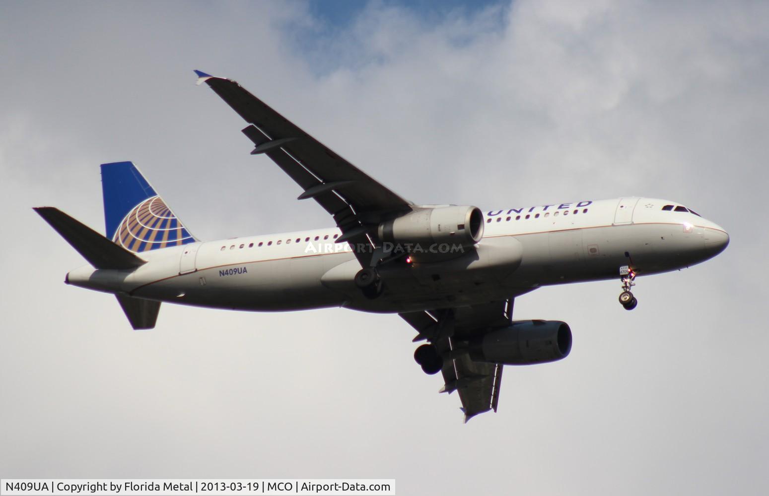 N409UA, 1994 Airbus A320-232 C/N 462, United A320