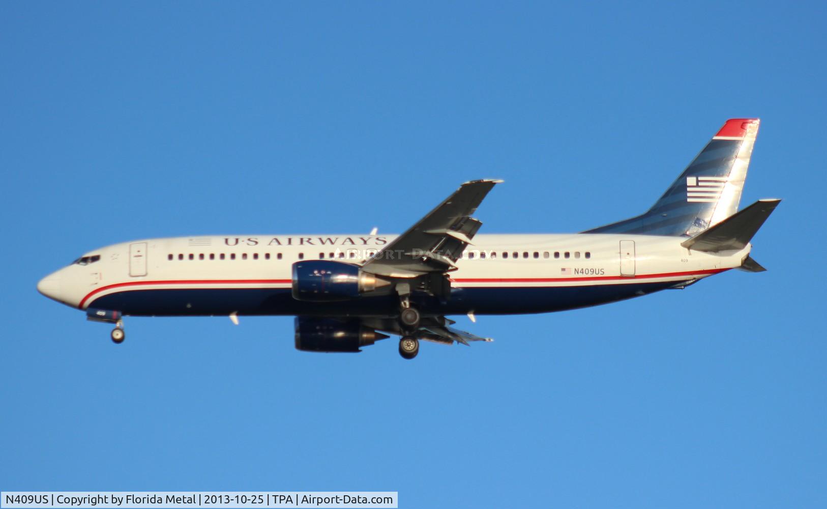 N409US, 1988 Boeing 737-401 C/N 23879, USAirways 737-400