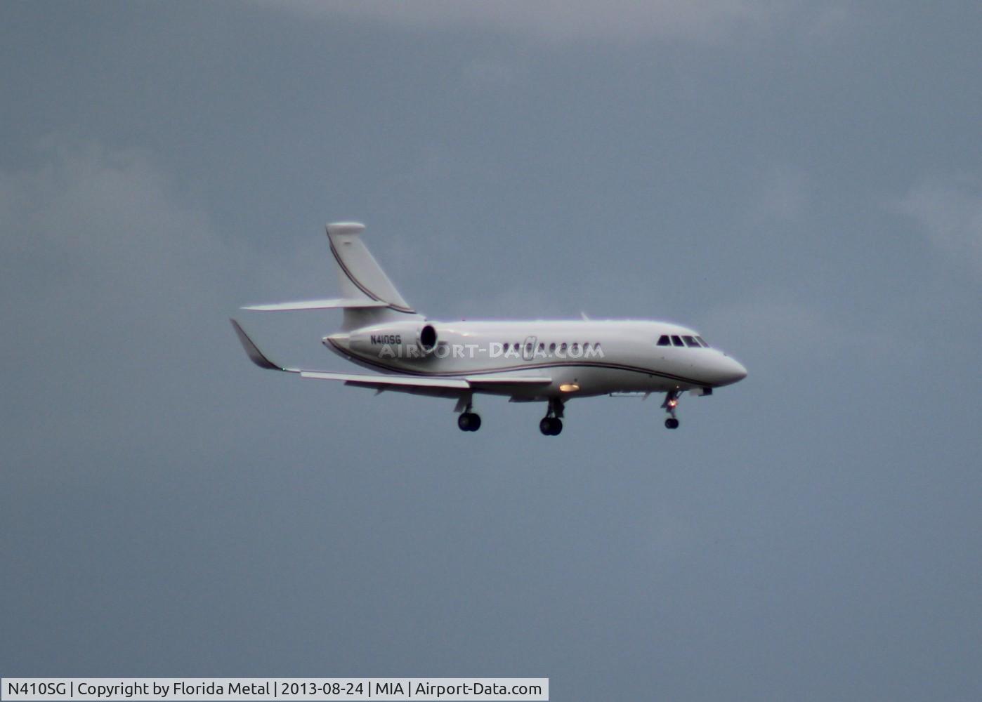 N410SG, 2009 Dassault Falcon 2000EX C/N 210, Falcon 2000EX