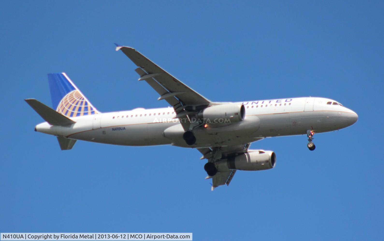 N410UA, 1994 Airbus A320-232 C/N 463, United A320