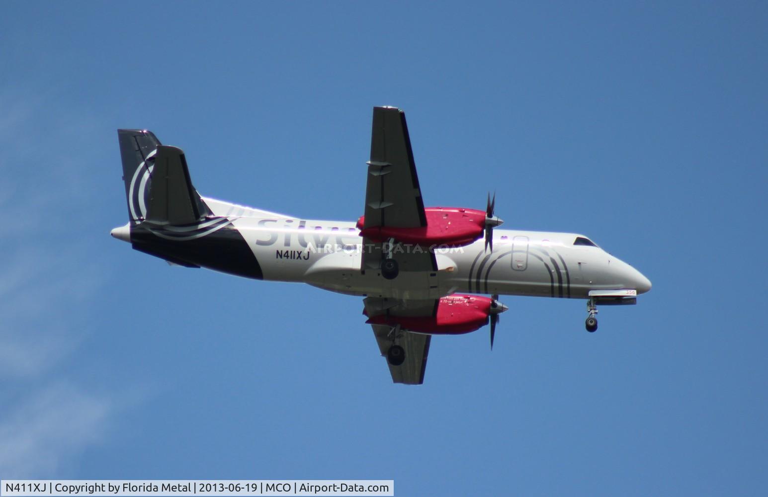 N411XJ, 1997 Saab 340B C/N 340B-411, Silver Airways Saab 340B
