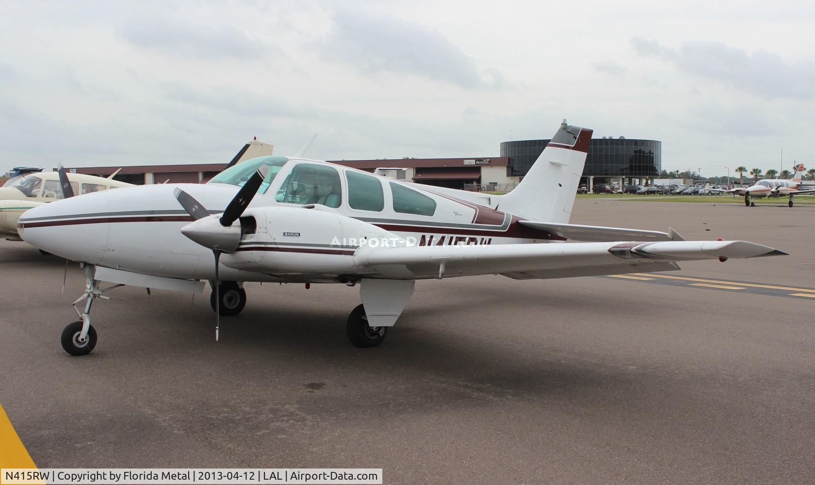 N415RW, 1968 Beech D55 Baron C/N TE-643, Beech D55