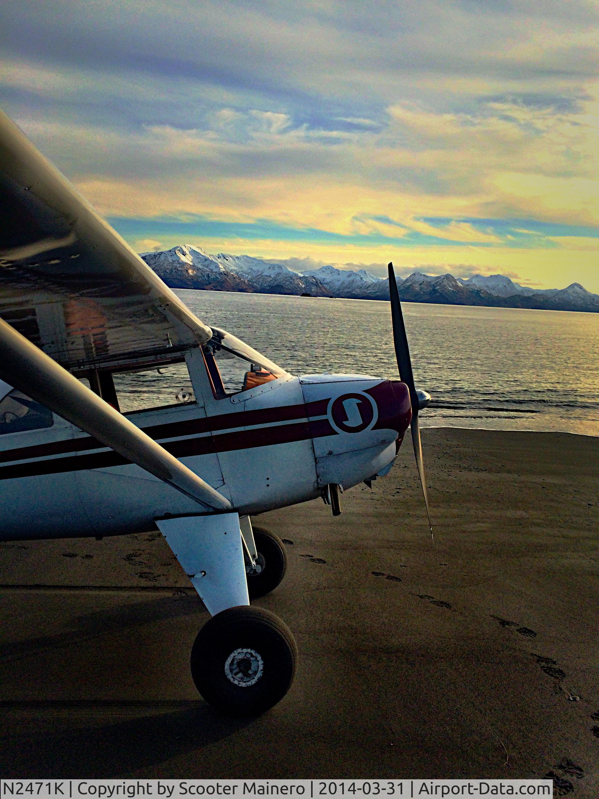 N2471K, 1947 Luscombe 8E Silvaire C/N 5198, UGAK BAY  Kodiak, Alaska