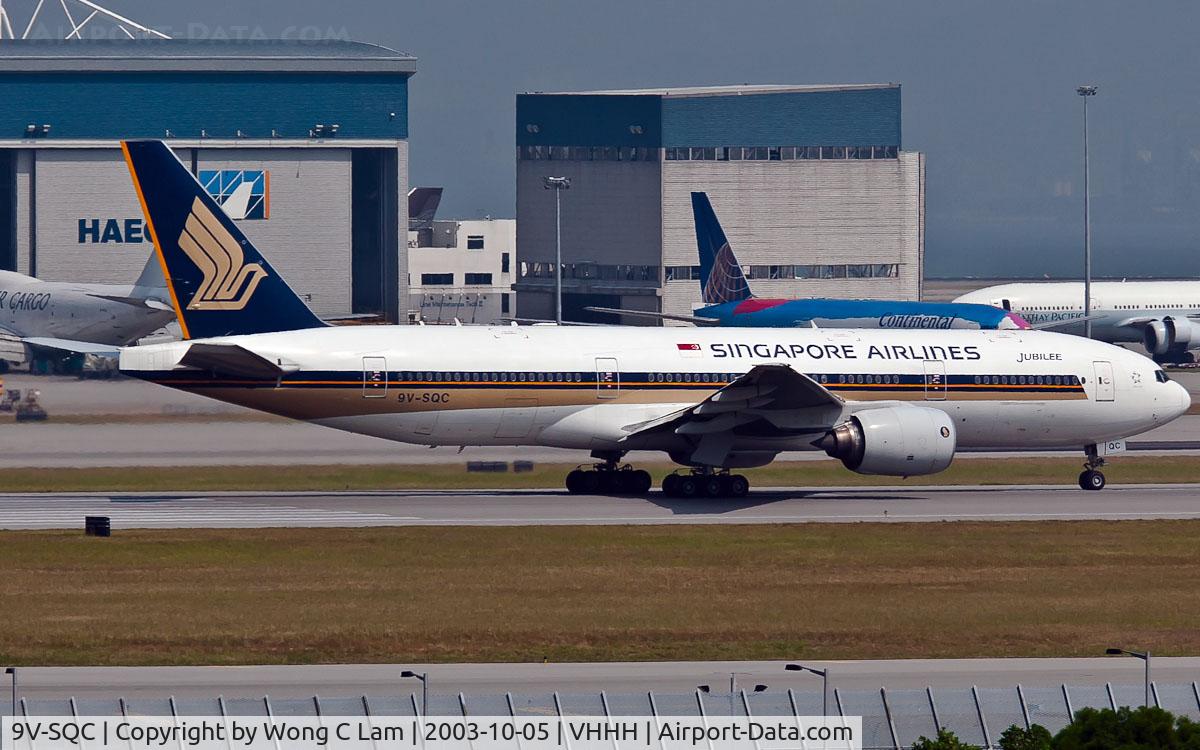 9V-SQC, 1997 Boeing 777-212/ER C/N 28509, Singapore Airlines