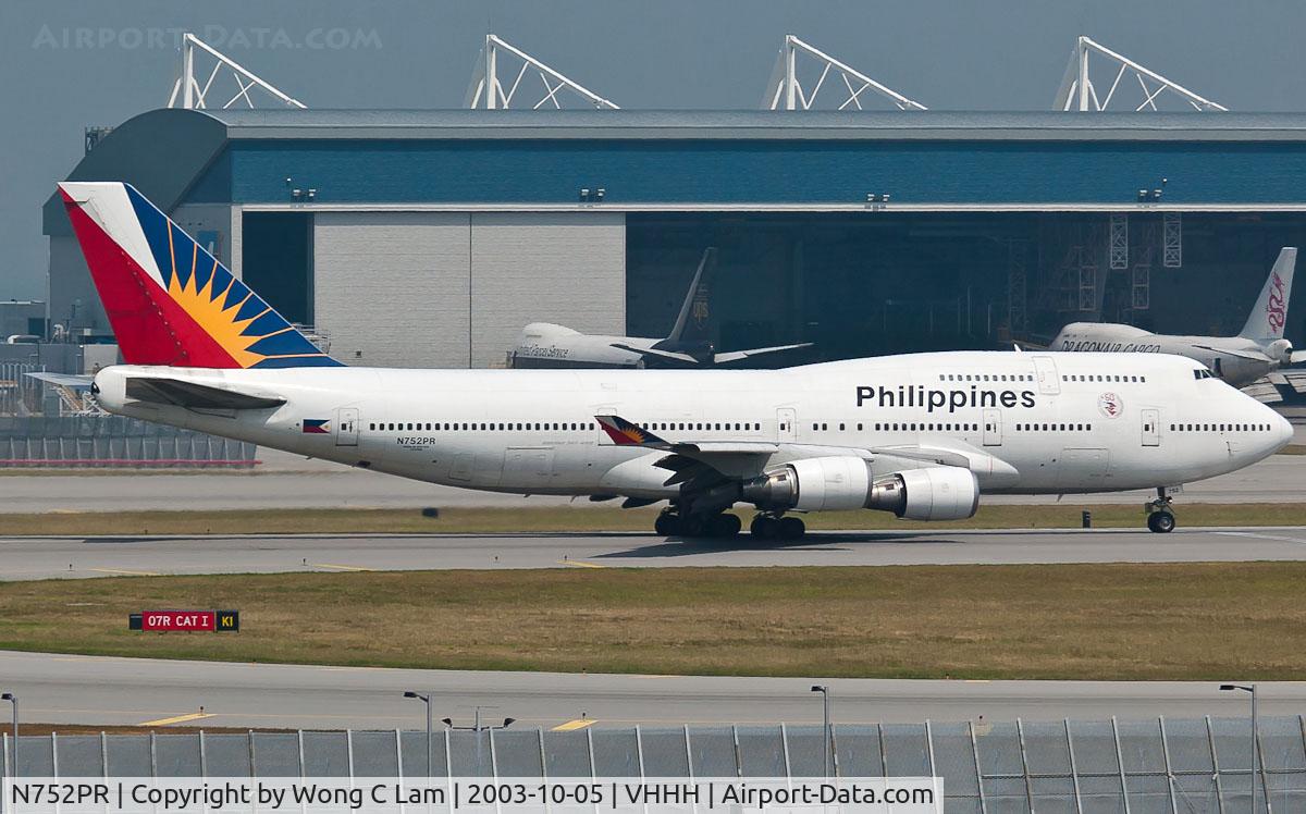 N752PR, 1993 Boeing 747-4F6 C/N 27262, Philippine Airlines