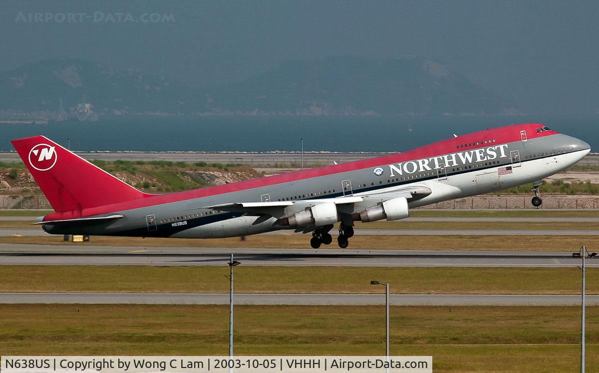 N638US, 1986 Boeing 747-251B C/N 23549, Northwest Airlines