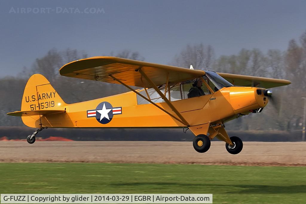 G-FUZZ, 1951 Piper L-18C Super Cub (PA-18-95) C/N 18-1016, Off into some diabolical conditions!