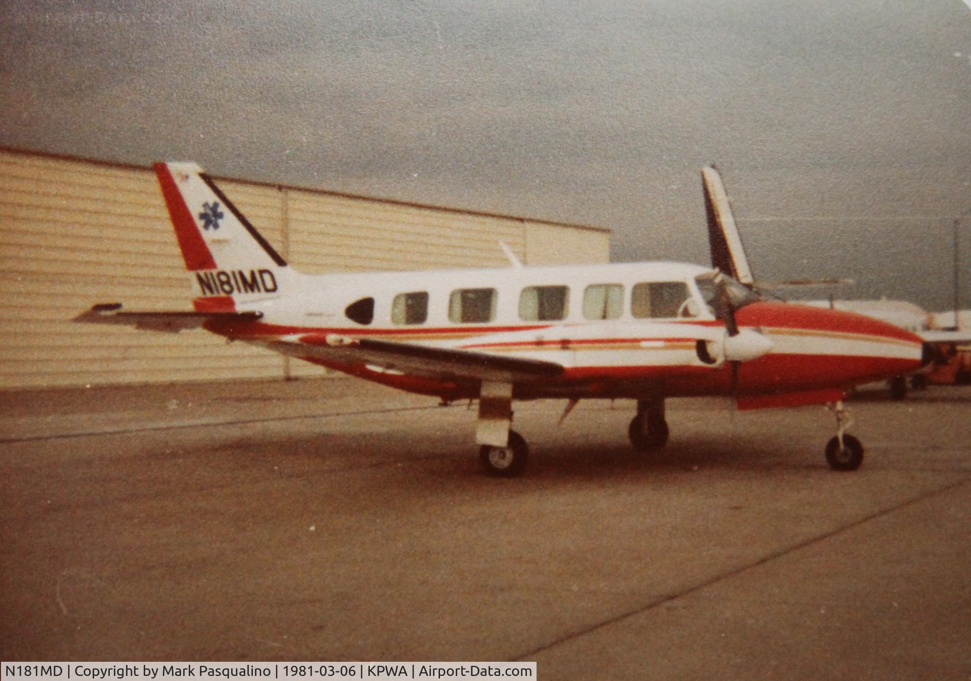 N181MD, Piper PA-31-350 Chieftain C/N 317405481, Piper PA-31-350