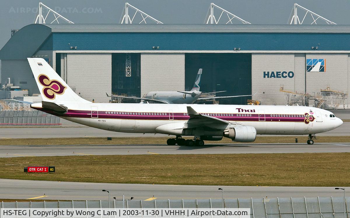 HS-TEG, 1995 Airbus A330-321 C/N 112, Thai Airways Internatonal