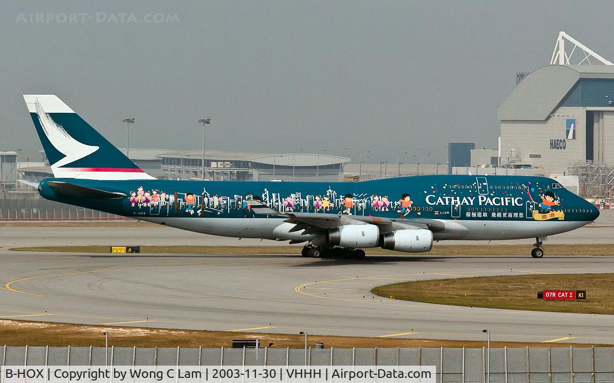 B-HOX, 1991 Boeing 747-467 C/N 24955, Cathay Pacific