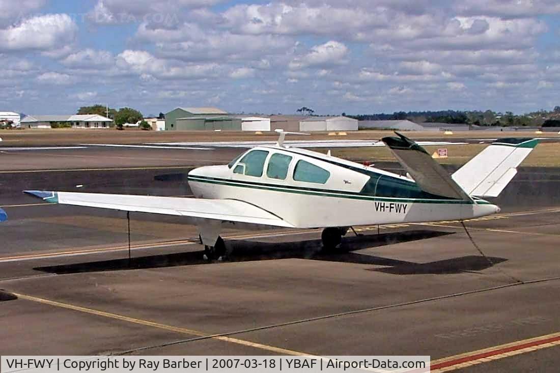 VH-FWY, 1968 Beech V35A Bonanza C/N D-8863, Beech V35A Bonanza [D-8863] Brisbane-Archerfield~VH 18/03/2007